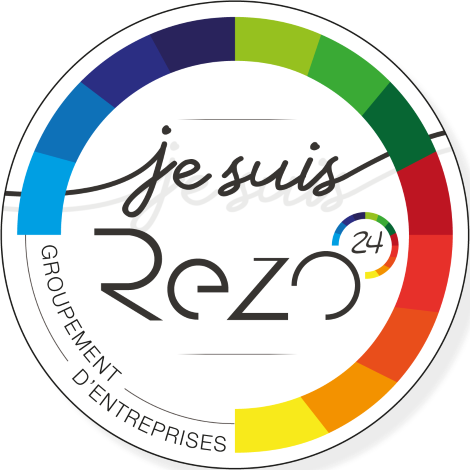 Je suis Rezo - logo rezo24 des adhérents - Groupement d'entreprises en Dordodgne